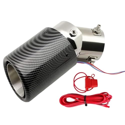 Embout d'échappement LED avec effet flamme pour tuning auto de nuit