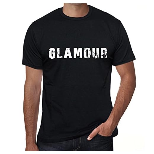 Mäns grafisk design vintage present t-shirt lägg till din egen text glamour, svart, XXL