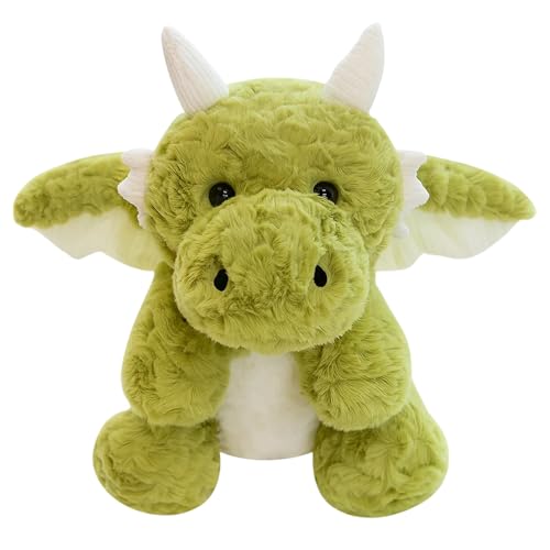 YFHUVB Dinosaur Teddy Plush Stuffed Animal Soft Green Dinosaur Collectible For Home Decor Dinosaur Plush Figure With Detailed Design Durable Fabric Material For Display And Collection