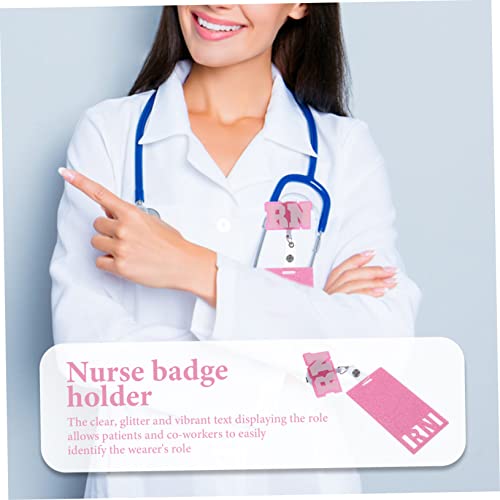 Porte-badge rétractable robuste contre la perte de carte d'identification médicale, 4pcs - 2