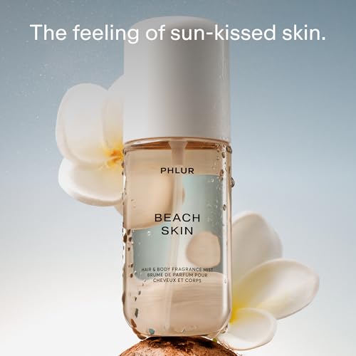 Image of PHLUR Beach Skin Body Mist, 3 Fl Oz - Hair and Body Perfume for Women | Sea Salt, Coconut Milk and Warm Sandalwood Fragrance In a Vanilla Perfume Body Spray