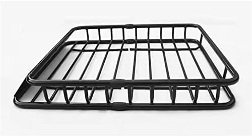 CDADY Universal Split Roof Rack with Extensions Heavy Duty Roof Mounted Cargo Basket Rack Roof Top Luggage with Wind Fairing (Color : 160X98)
