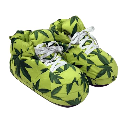 Image of Happy Feet Slippers Standard Sneaker Slippers for Men, Women, and Kids - Women Shoes, Gifts for Women, As Seen on Shark Tank - Classy Oversized House Slippers for Women with Non-Slip Rubber Soles