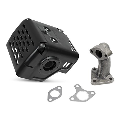 Everest Muffler Exhaust Assembly with Manifold 8HP & 9HP Compatible with Honda GX240 GX270