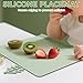 Baby Placemat, Silicone Toddler Edge Table Mat, Baby Proof Dining Table Protector for Toddlers, Multiuse Kids Mat for Eating, Art & Toys, Prevents Scratches & Bumps (Green, 12