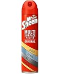 Mr Sheen Multi Surface Polish Spray, For Use on Wood, Plastic, Glass and Metal, Scent: Original, 250ml, Pack of 1