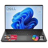 Dell 16-inch Business Laptop – AMD Ryzen 7 250 8-Core | Radeon 780M | 16 Tops AI NPU | 16" FHD+ Touch Display | Backlit Keyboard | Windows 11 Pro | Carbon Black | 32GB DDR5 | 2TB NVMe SSD