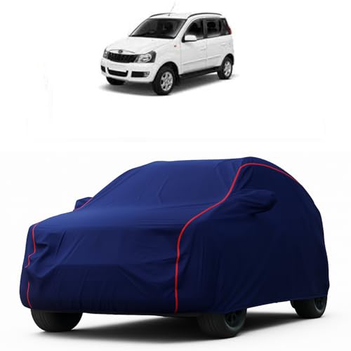 Image of Heavy-Duty Car Cover for Compatible with Mahindra Quanto (2021 to 2025 All Models) Deluxe Car Protection Cover - Waterproof & UV-Resistant All-Season Exterior Protection