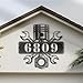 Custom Mechanic Garage House Number Metal Address Sign, Personalized Tool Repair Home Number Name, Hanging Front Door Patio Decor, Outdoor Garage Sign, Auto Lover Garden Plaque, Housewarming Gift