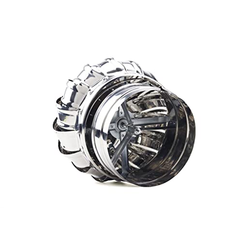 Myczlql Stainless Steel 201 Non Power Roof Ventilator, Wind Turbines Attic Air Vent Ventilating Fan (Size : 110Mm) #TOP4