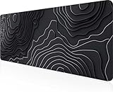 【GRAND TAPIS DE SOURIS】：Le grand tapis de souris offre beaucoup d'espace pour les jeux ou le travail de bureau, ajoute de la couleur, du style et du confort à votre espace de travail, gardant toujours votre bureau protégé