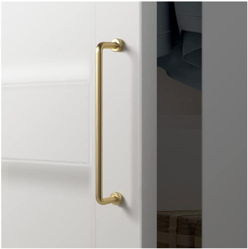 Poignées de tiroirs rétro en laiton pour commode de chambre