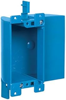 Carlon Lamson & Sessons B117RSW 1 Gang Blue Shallow Work Box