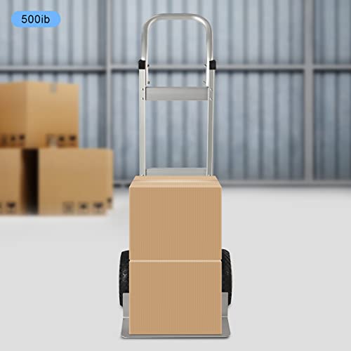 Carretilla de mano de aluminio con ruedas de goma 500 lbs miniatura 7