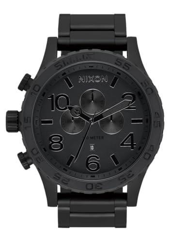 Nixon Herren Analog Japanisches Quarzwerk Uhr mit Edelstahl Armband A1389-3086-00