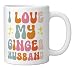I Love My Ginger Husband Redhead Partner Ginger Man Love Ceramic Mug, White