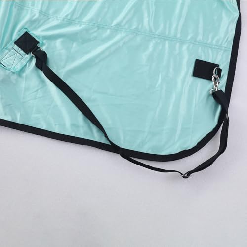 Image of LEAFOREST Horse Mesh Fly Sheet Standard Neck Summer Rug Green 69 inch