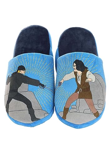 Princess Bride Sword Fight Slippers for Adults - Dread Pirate Roberts & Inigo Montoya Slippers - Officially Licensed