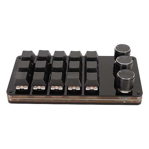 Clavier mécanique 15 touches macro programmable switch remplaçable à chaud