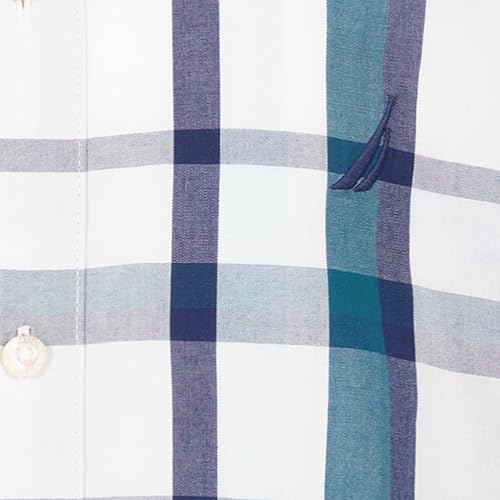 Image of Nautica Boys Short Sleeve Woven Button-Down Shirt. Light Weight & Breathable