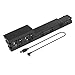 OSTENT 5-Fan Super Turbo Control de temperatura Ventilador de refrigeración Refrigerador de calor para Sony PS4 Pro Consola Color Negro