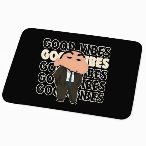 Image of Mouse Pad for Laptop & Desktop | 9x7 Inch Anti-Fray Stitched Edges | Non-Slip Rubber Base | Desk Setup Accessory for Students, Gamers & Professionals (Chinchan Vibes)