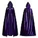 Wildox Women's Halloween Cosplay Costume,Purple Cape and Anime Cosplay Waist Belt, Costumes Props Set