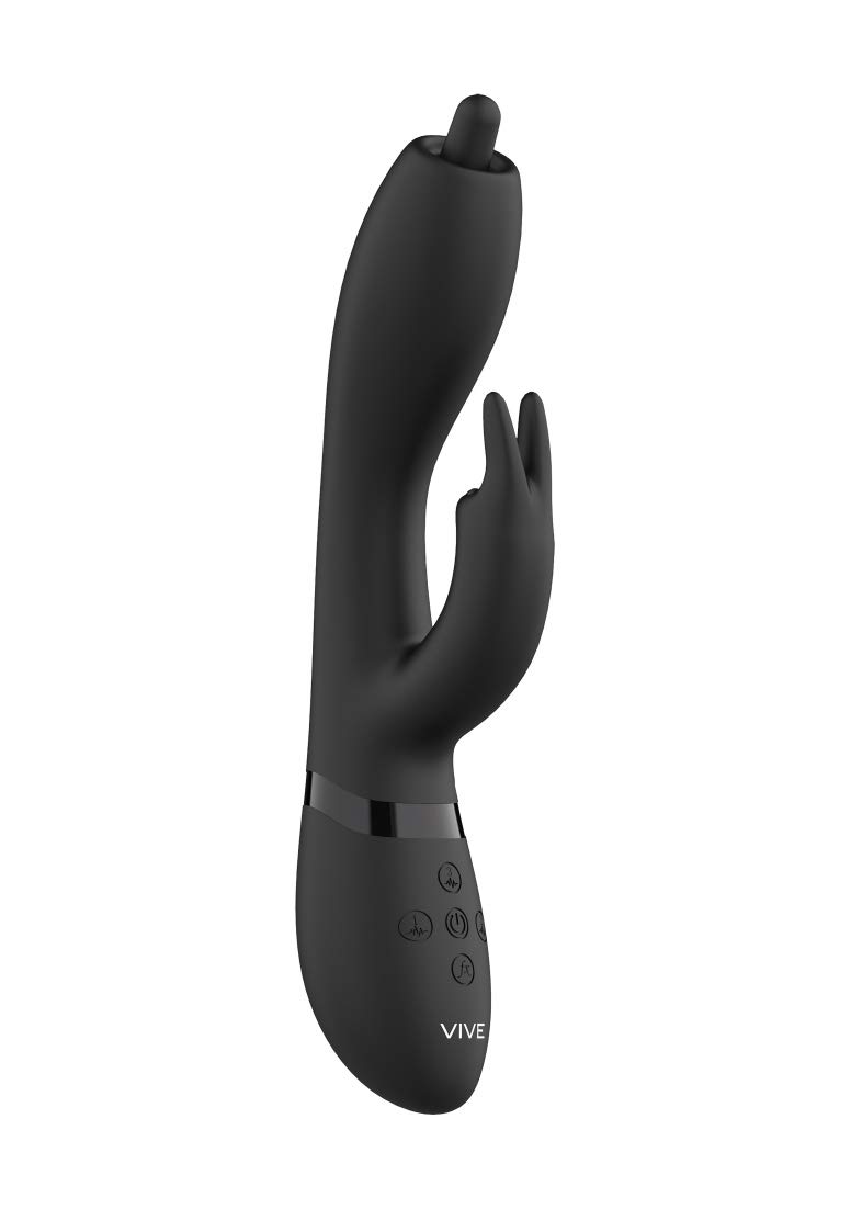 Shots VIVE - Nilo Pinpoint Rotating G-spot Rabbit - Black