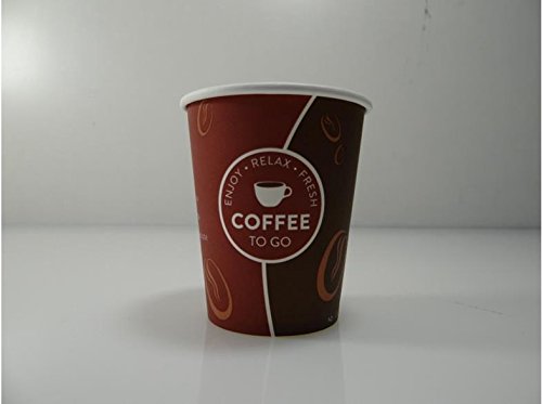 Café taza 0,2 L 50ST – 1000ST cartón 'Coffee to go' Café Vasos Vasos de papel 500 unidades