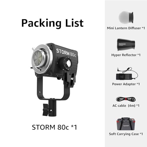 Aputure STORM 80c RGB フルカラー LED ビデオライト の商品画像 6