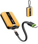VEEKTOMX 30W Super Fast Charging Small Portable Charger Built in Cables USB C Power Bank 10000mAh Compact Battery Pack Power Bank Compatible with iPhone Samsung MacBook Steam Deck Android, etc