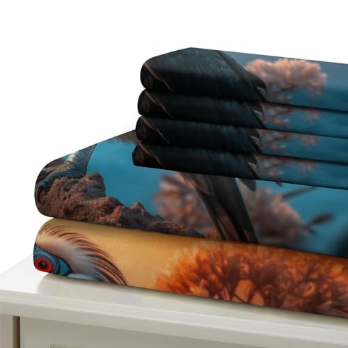 Sets de housses de couettes rhinocéros impression 3D double - 6