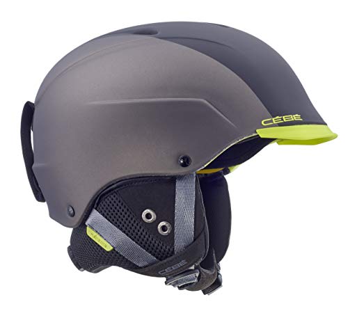 Cébé Casque unisexe Contest Visor Ultimate - Noir mat, gris foncé métallisé, taille XL