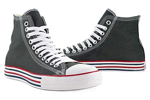 Image of Converse Unisex Chuck Taylor As Specialty Hi Lace-Up, Grey, 7 UK Men / 9 UK Women