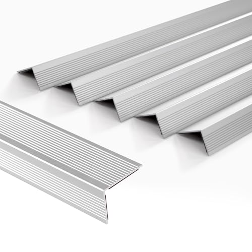 sunwings 5-Pack 36 Inch Peel and Stick Aluminum Stair Nosing