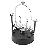 Perpetual Motion Desk Toy, Electronic Shake Wiggle Device Perpetual Motion Model Stainless [#D301]