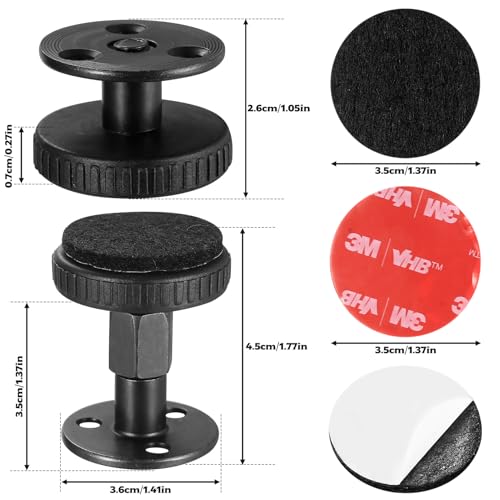 Aoyfuwell 4 Stück möbelfüße verstellbar，stellfüße，Verstellbereich 27-45 cm，Zwei Sechskant-Einstellmuttern sind im Lieferumfang enthalten.Geeignet für Möbelschränke.