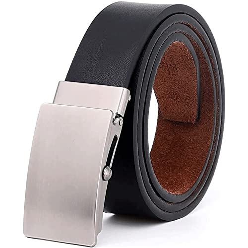 Belt Men, Leather Belts for men, Fashion Mens Belt, Sliding Ratchet Belt
