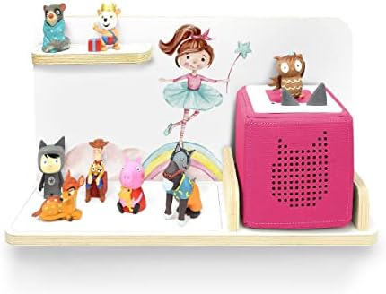 Scaffale In Legno Per Toniebox - Compatibile, Con Magnet, Per Figure Tonie, Organizzazione Bambini