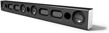 Monitor Audio SB-3 Soundbars, TV Soundbars, Easy Installation, Four Audio Drivers, Three Separate Driver Arrays, All in One Single Cabinet, Perfect for Any 60+ inch TVs, Black