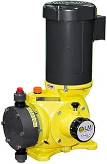 LMI Pump Model G-SD7388P. 50.0 GPH /100 psi max. Stroke and Frequency adjustments. Motor Driven 0.25 HP.