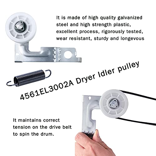 image for Azdele Upgraded Dryer Repair Kit Dryer Roller Kit for LG Kenmore Dryer