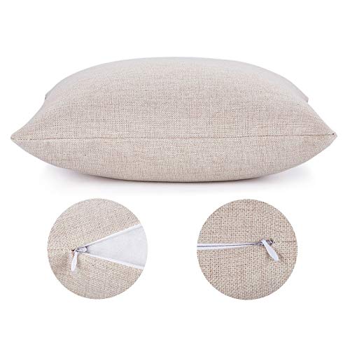 Lplpol The Beatles Housse de coussin carrée décorative en coton et lin 45,7 x 45,7 cm - Les Beatles, Paul McCartney, John Lennon, RIngo Starr, George Harrison Lplpol The Beatles Housse de coussin carrée décorative en coton et lin 45,7 x 45,7 cm – Image 5