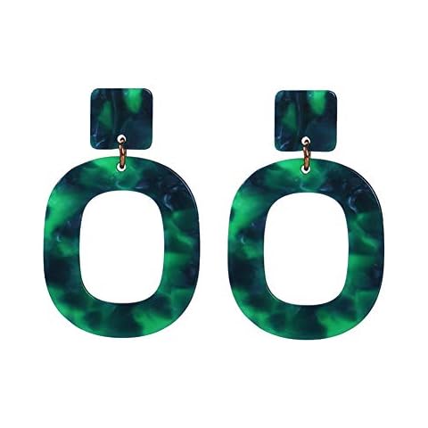 SpirWoRchlan Womens Earrings, Fashion Hollow Circle Statement's Geometric Stud Earrings Jewelry Gift Valentine's Day/Wedding/Anniversary/Party/Mother's Day/Birthday Presents Cover