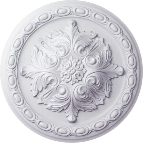 11 3/8"OD x 2"P Acanthus Ceiling Medallion