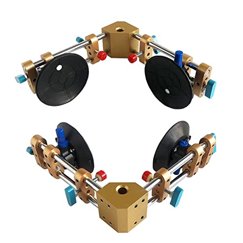 Stone Miter Clamp 90 Degree Stone Seam Setter With 6“ Vacuum Suction Cups Right Angle Countertop Slab Installation For Glass Granite (Color : 2Pcs) #TOP1