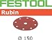 Produktbild Festool Schleifscheiben Rubin STF D150/16 P150 RU, 50 Stück