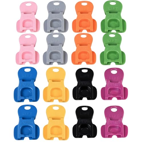 16 Pezzi Apriscatole Multicolore Per Lattine, Tappi Facili Da Usare E Riutilizzabili Per Bibite E Birra, Coperchi A Prova Di Perdite, Adatto Per Lattine Di Bevande Gassate(8 Colori)