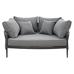 OUTLIV. Daybed Lena Aluminium & Rope Grau-Anthrazit