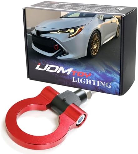 iJDMTOY Front Tow Hook Ring for Toyota 2018-up C-HR/2019-up Corol...